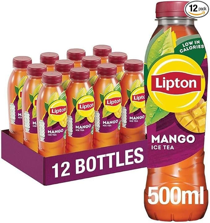 Lipton​ Mango​ Bottled Ice Tea​ 500ml (Pack of 12)